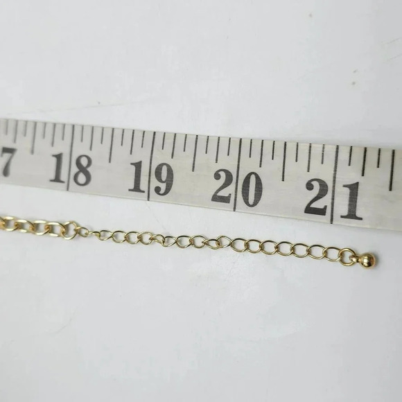 Charming Charlie Three Blue Toned Acrylic Bib Bling Necklace 21" - Picture 6 of 6